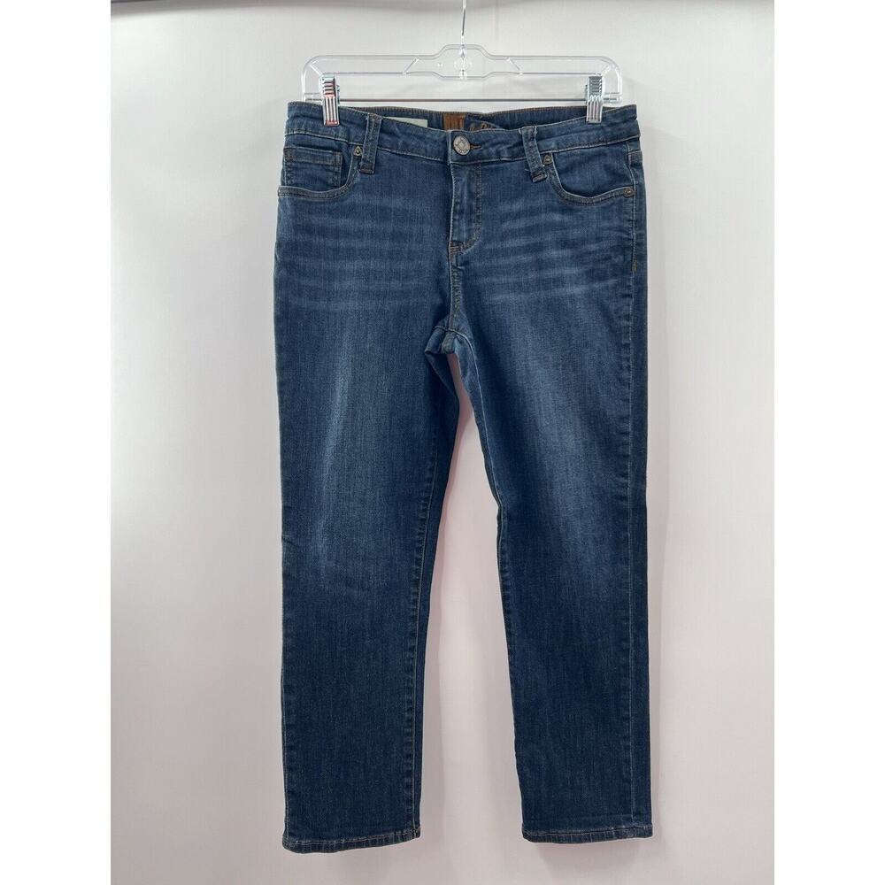 Kut from the Kloth Women’s Bardot Crop Skinny Boyfriend Jeans Medium Wash Size 6